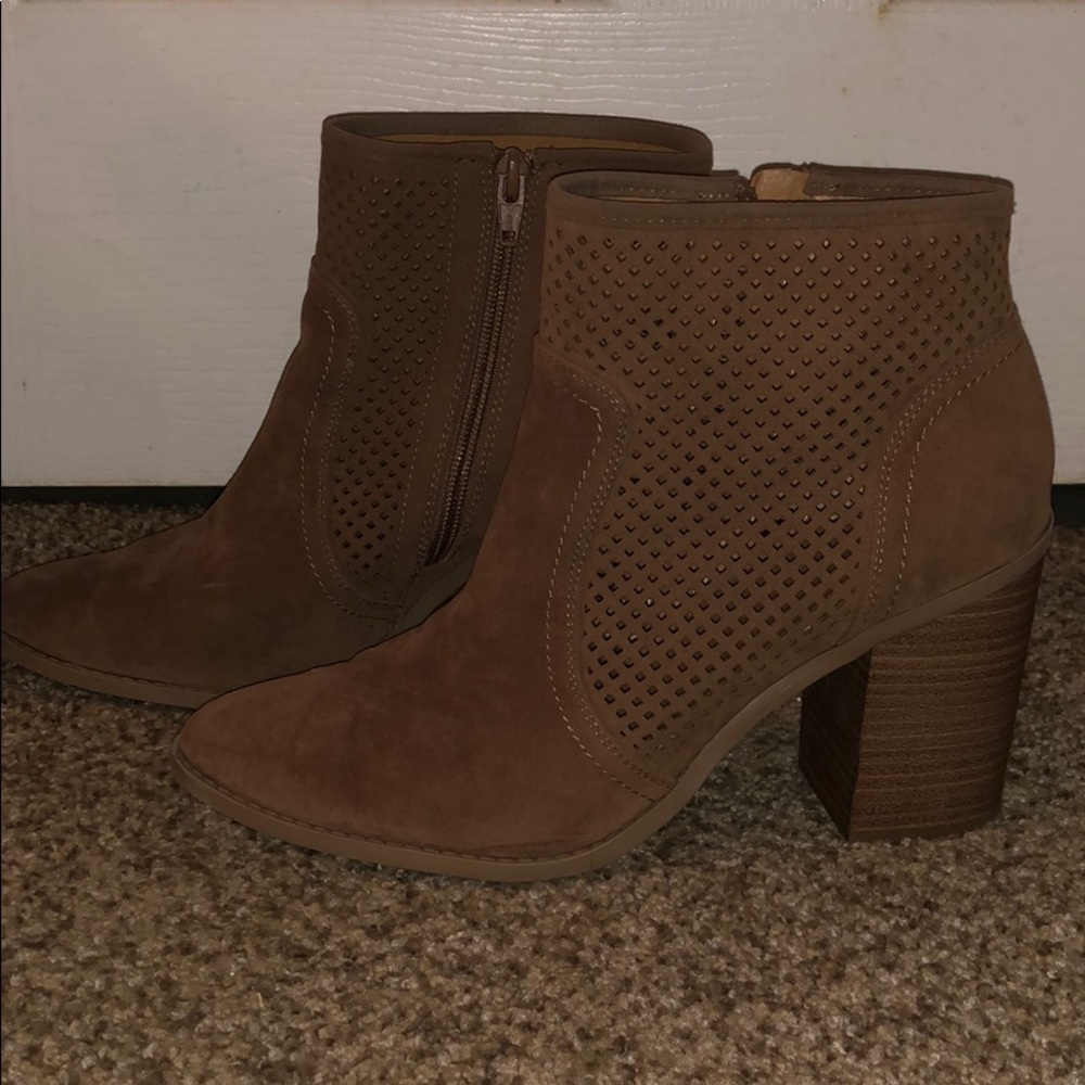 Side Zip Universal Thread Ankle Booties - image 1